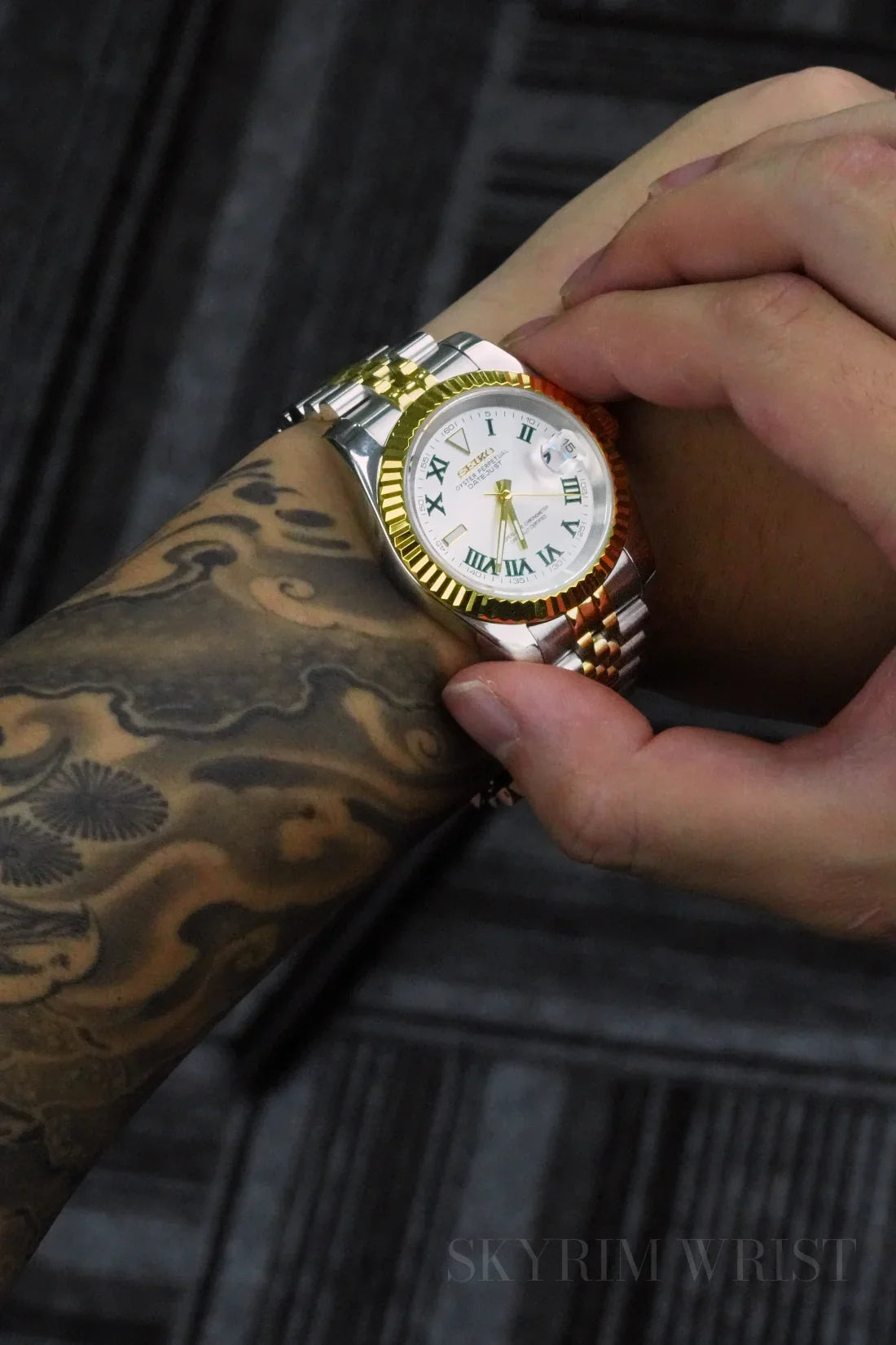 Mod Datejust Wimbledon Two-Tone Gold Silver
