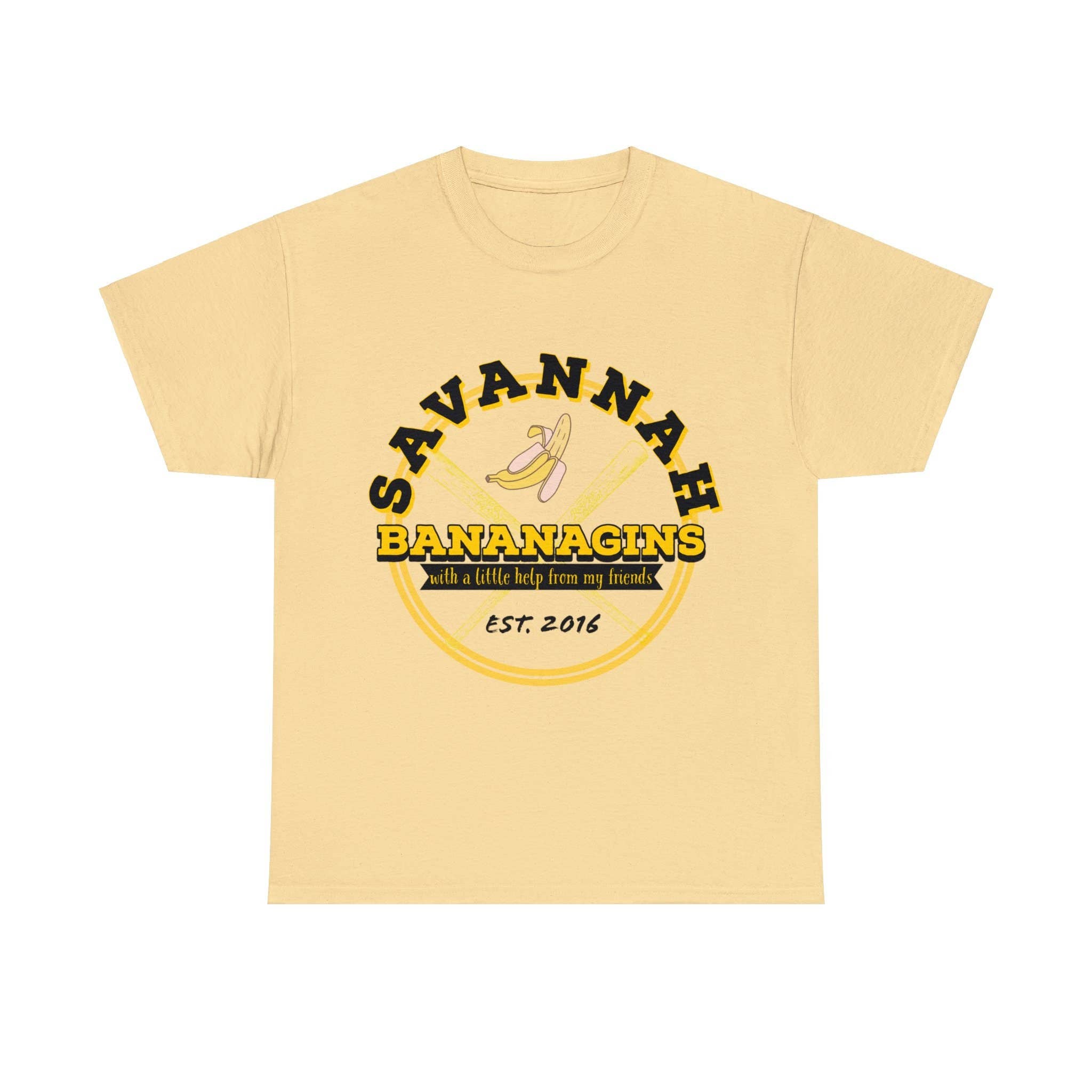 Savannah Bananagins Baseball Unisex Heavy Cotton Tee