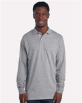 JERZEES Men's Dri-Power® Long Sleeve Polo