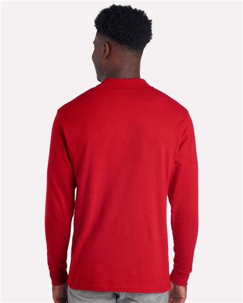 JERZEES Men's Dri-Power® Long Sleeve Polo