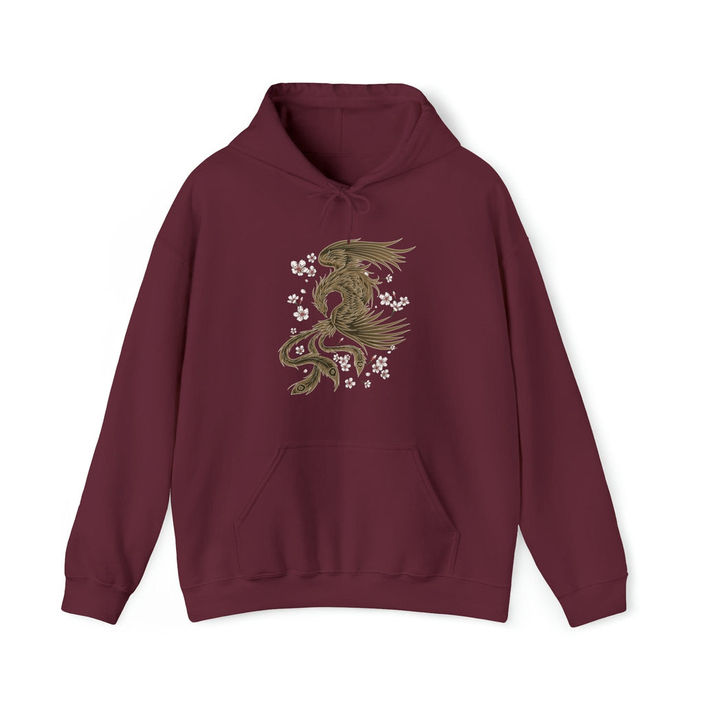 Fiery Phoenix In The Sakura Sky Unisex