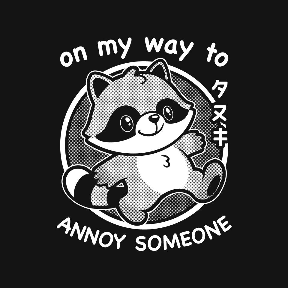 Cute Annoying Raccoon