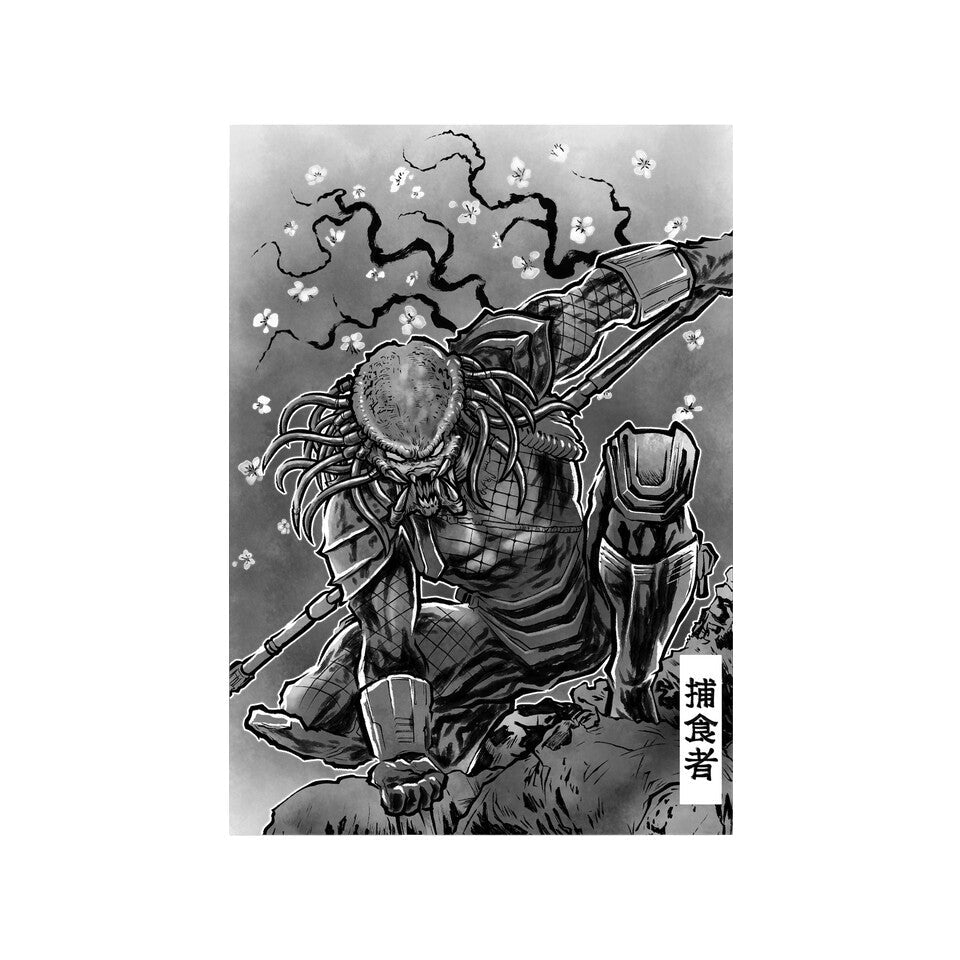 Alien Warlord Sumi-E