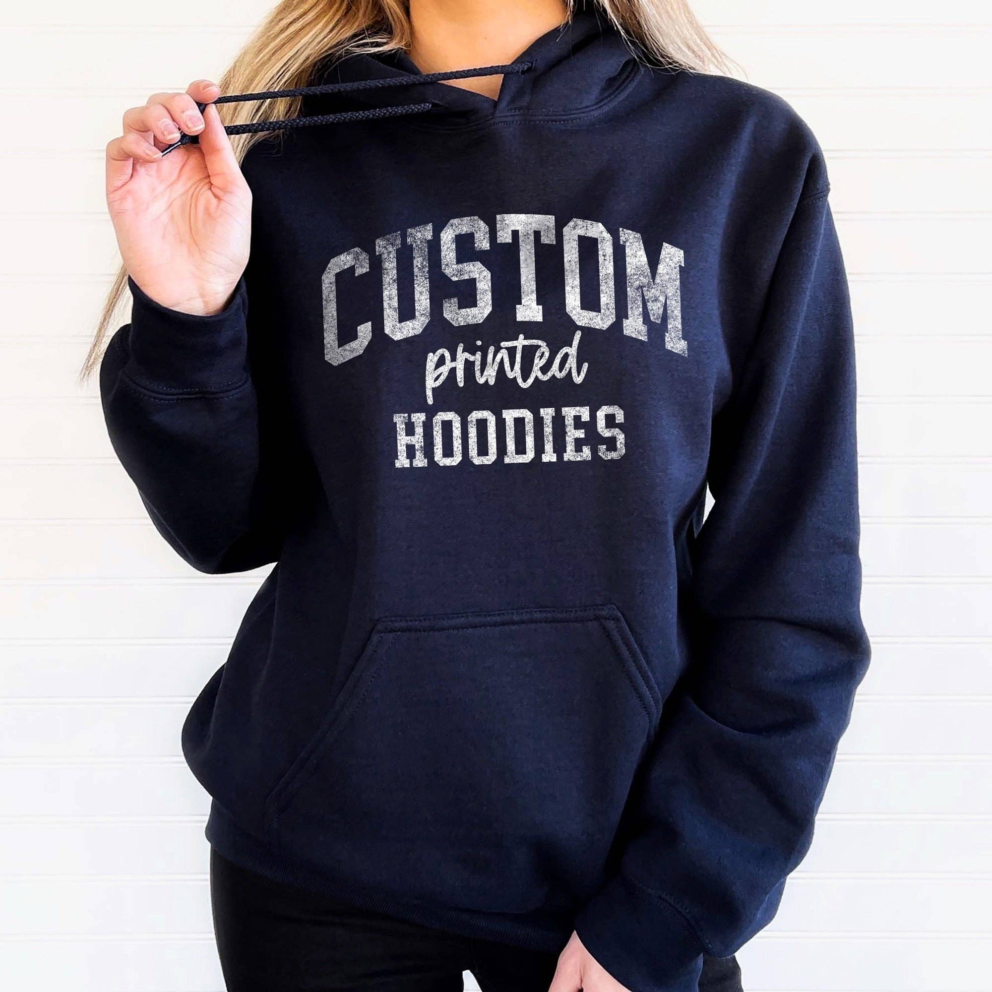 One Side Custom Printed Hoodie with Your Logo or Artwork