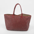 Goyard Red Herringbone Saint Louis PM w/ Pouch #2018