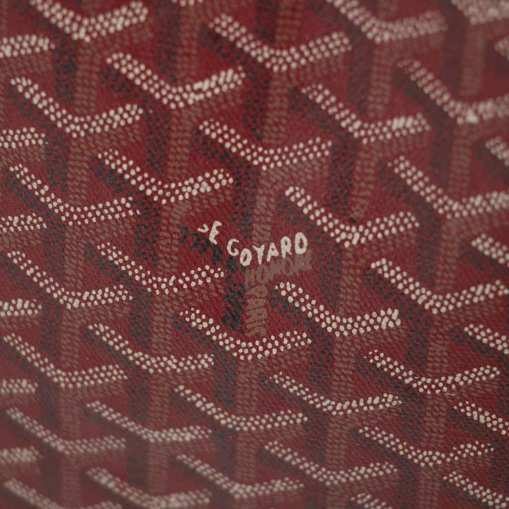 Goyard Red Herringbone Saint Louis PM w/ Pouch #2018