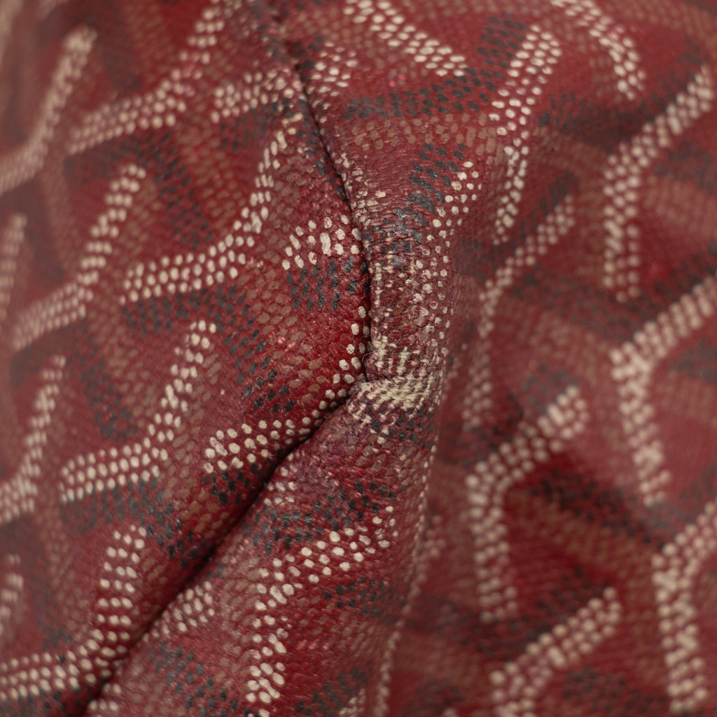 Goyard Red Herringbone Saint Louis PM w/ Pouch #2018