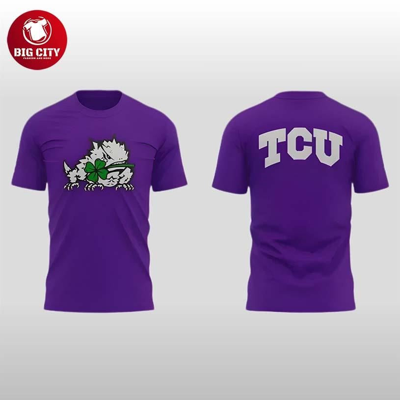 2026 TCU Horned Frogs x Ireland Two Sided Shirt Unisex