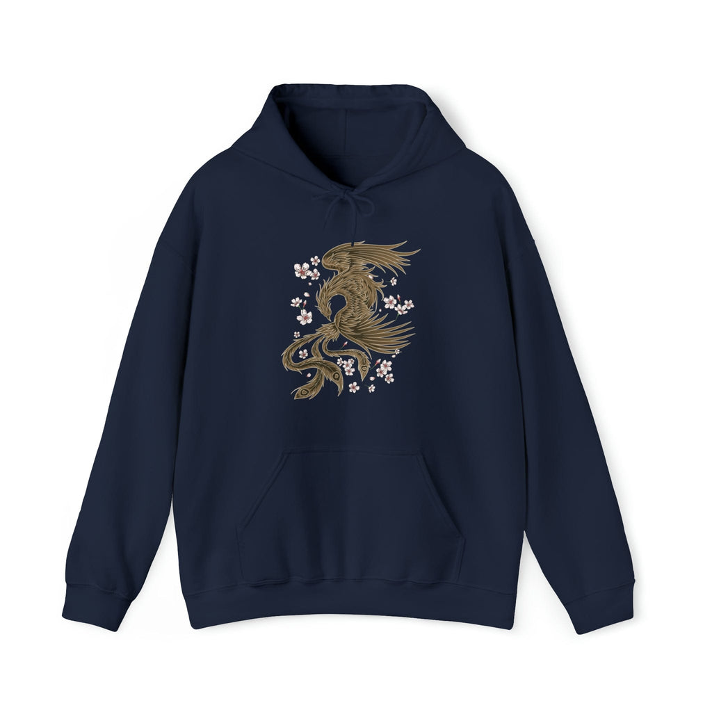 Fiery Phoenix In The Sakura Sky Unisex