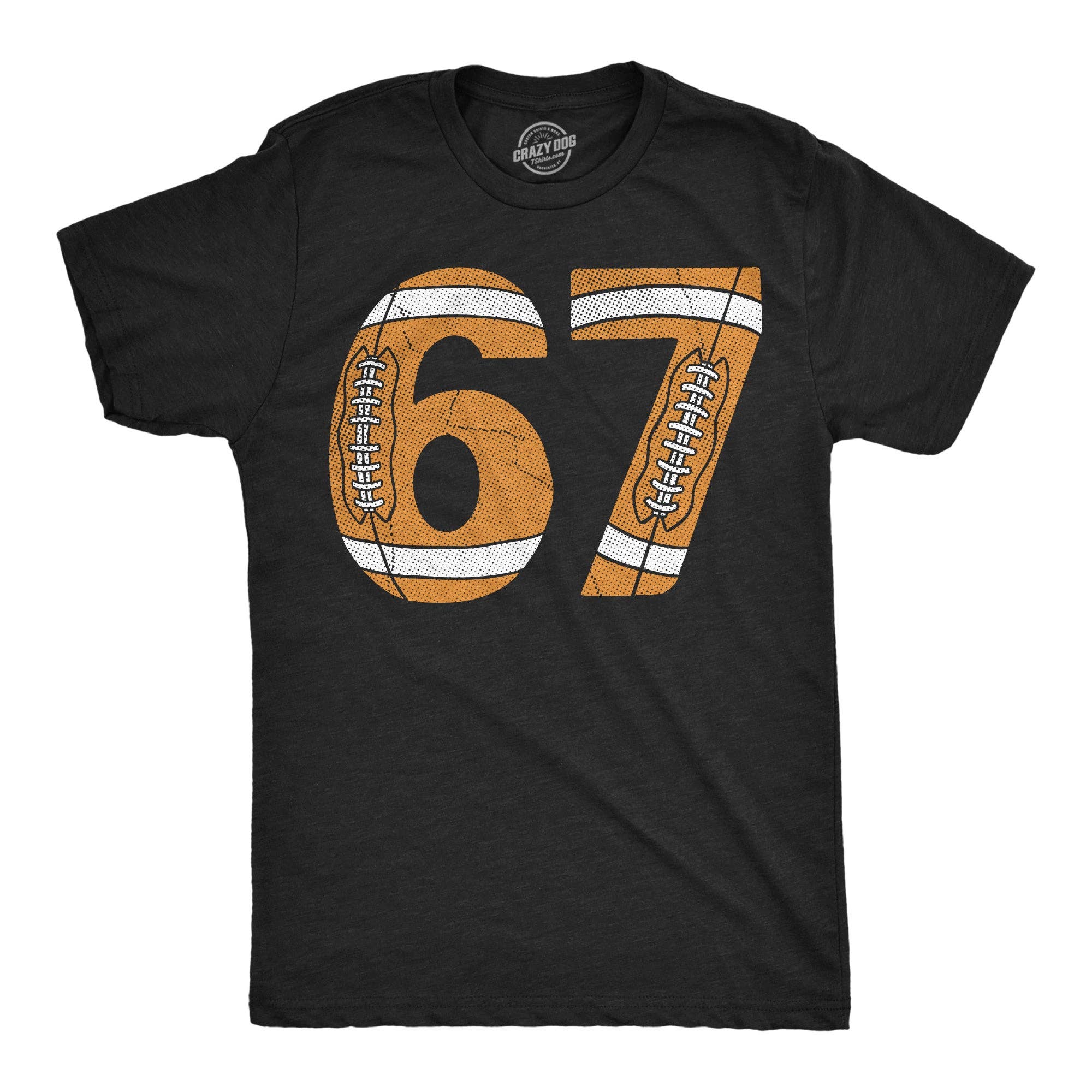 6 7 Football Men's T Shirt