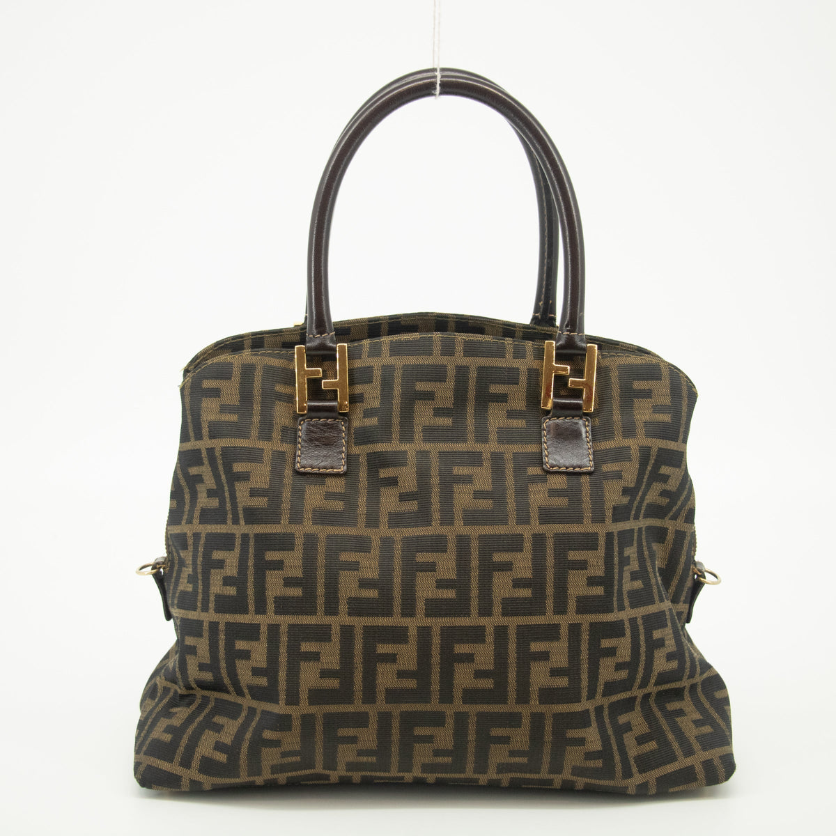 Fendi Zucca FF Top Handle 2way Handbag #2472
