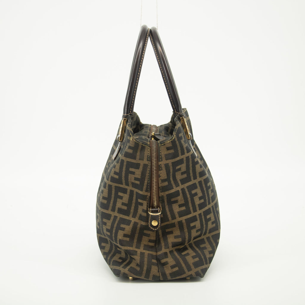 Fendi Zucca FF Top Handle 2way Handbag #2472