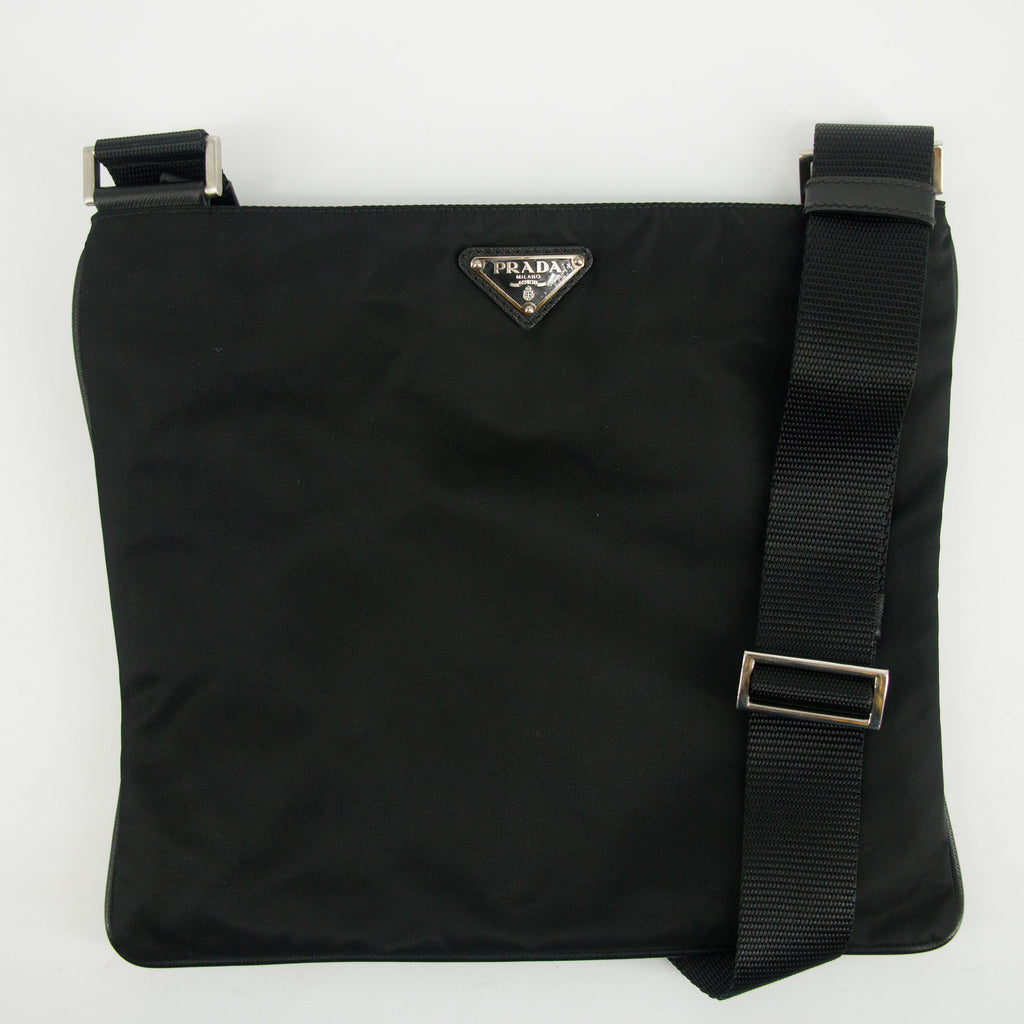 Prada Black Tessuto Nylon Crossbody #2586