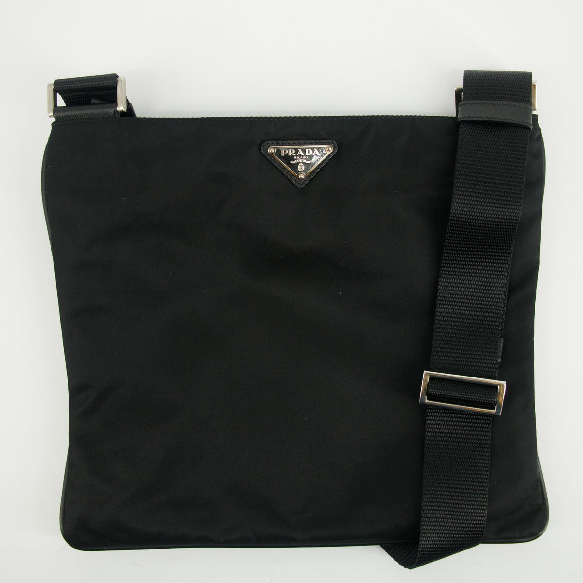 Prada Black Tessuto Nylon Crossbody #2586