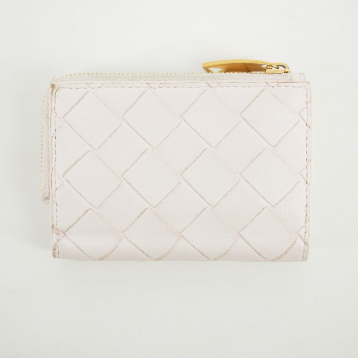 Bottega Veneta Intrecciato Leather Compact Wallet #2633