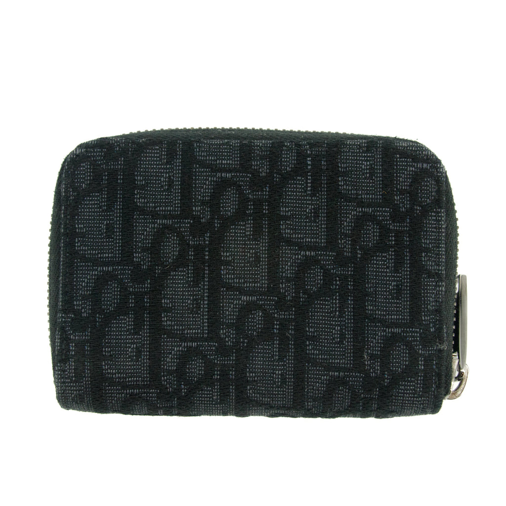 Christian Dior Black Oblique Coin Case #2941