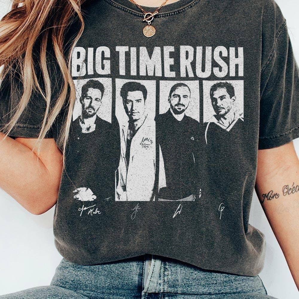 Big Time Rush 2025 Tour Official T-Shirt