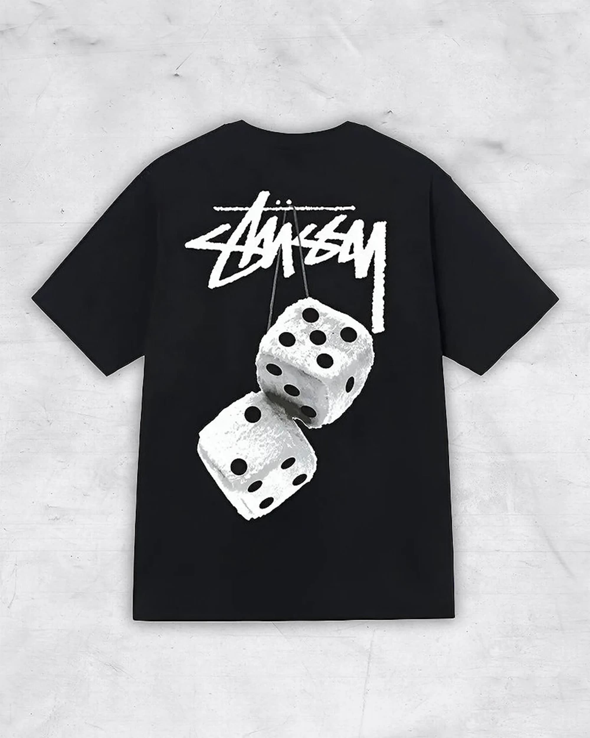 Lucky Dice Y2K Stussy Streetwear Tee Trendy Print