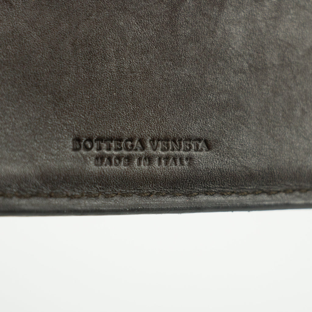 Bottega Veneta Brown Woven Leather Bifold Wallet #3009