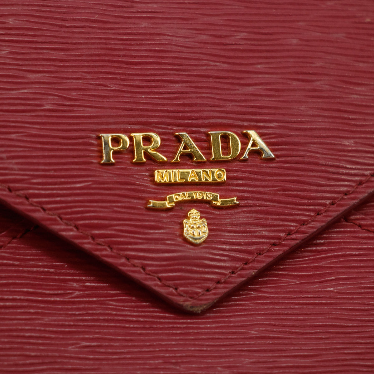 Prada Pink Envelope Vitello Move Busta Con Pattina Wallet #3123