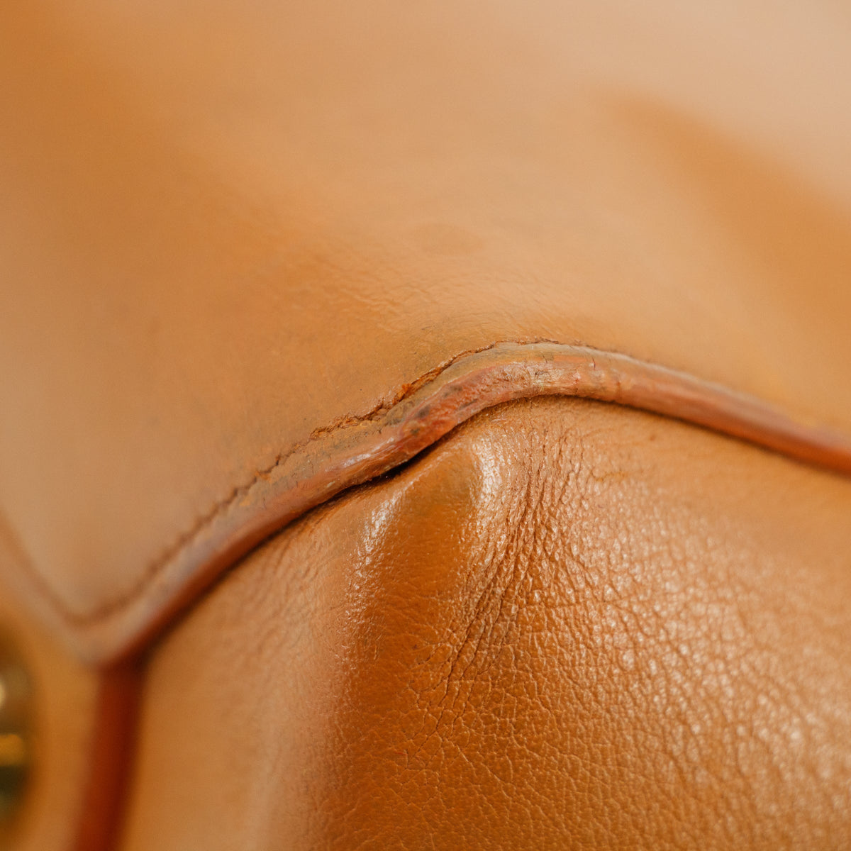 Celine Bicolor Smooth Calfskin Carmel x Black Handbag #3312