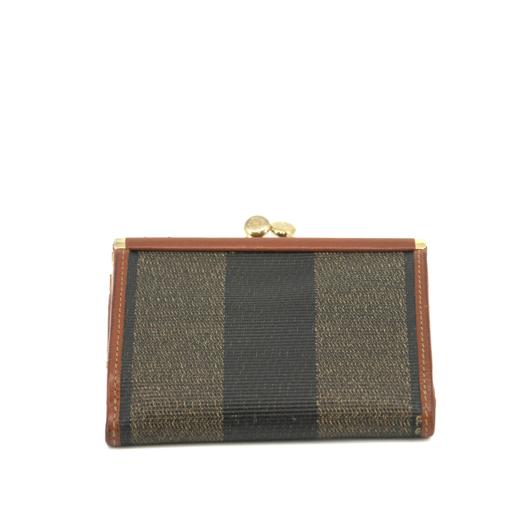 Fendi Coated Canvas Compact Wallet #73 #3353