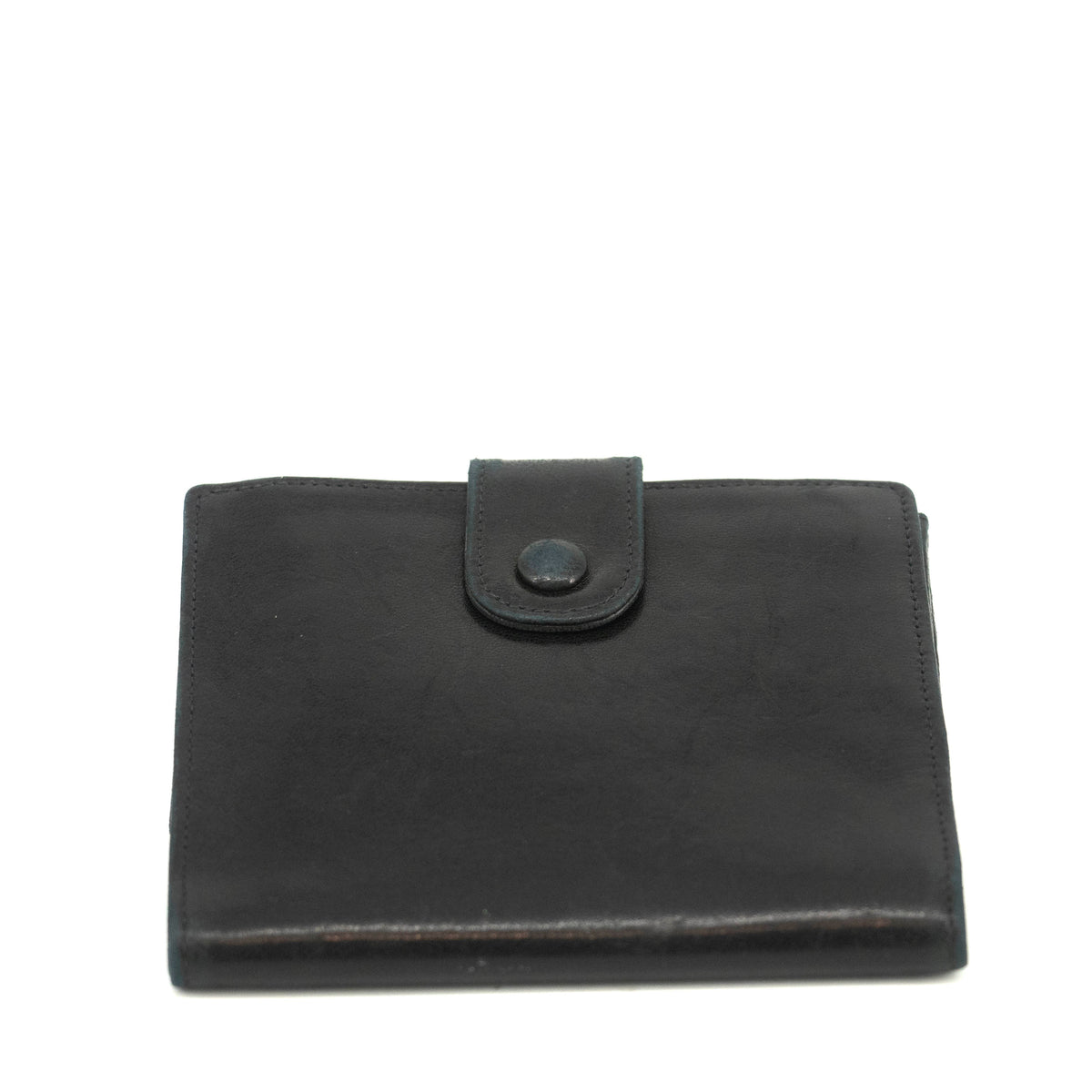 Chanel Black Lambskin Coco Mark Compact Wallet #3701