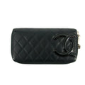 Chanel Cambon CC Black Zip Around Wallet 14 Series #3731