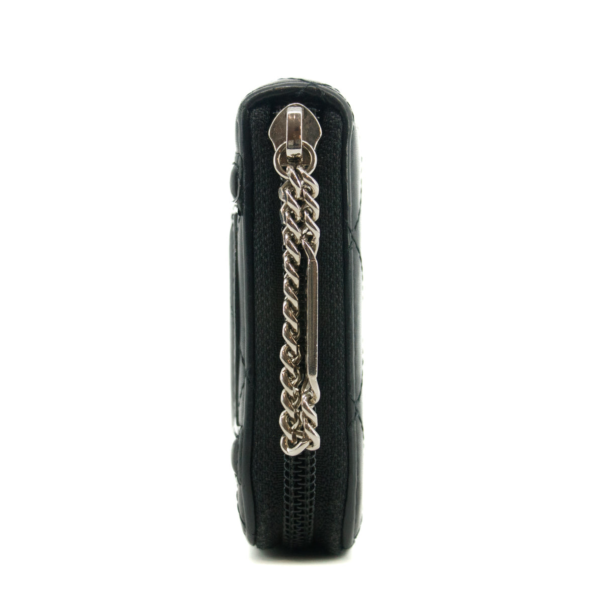 Chanel Cambon CC Black Zip Around Wallet 14 Series #3731
