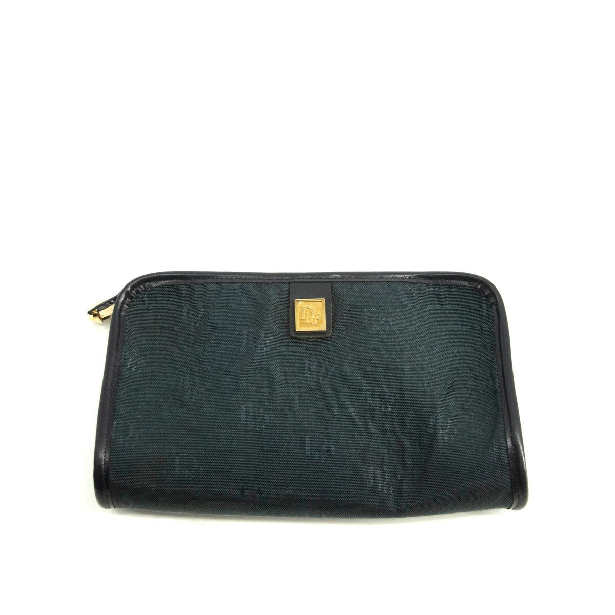 Christian Dior Blue Nylon Vintage Pouch #3993