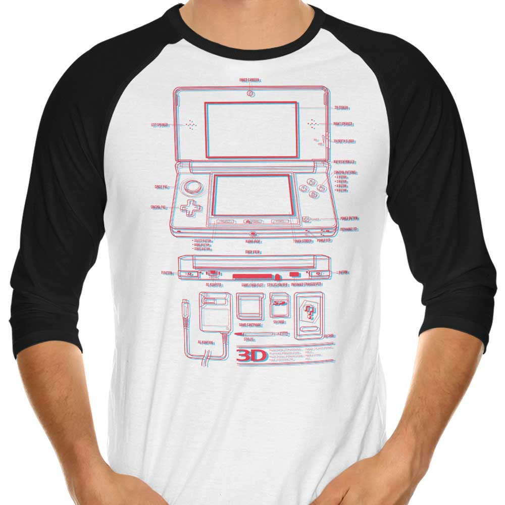 3DS - 3/4 Sleeve Raglan
