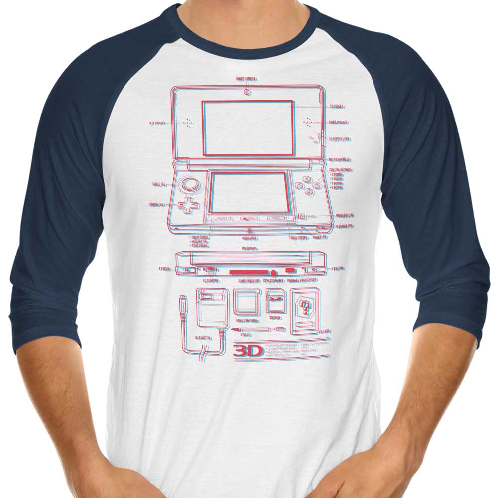 3DS - 3/4 Sleeve Raglan