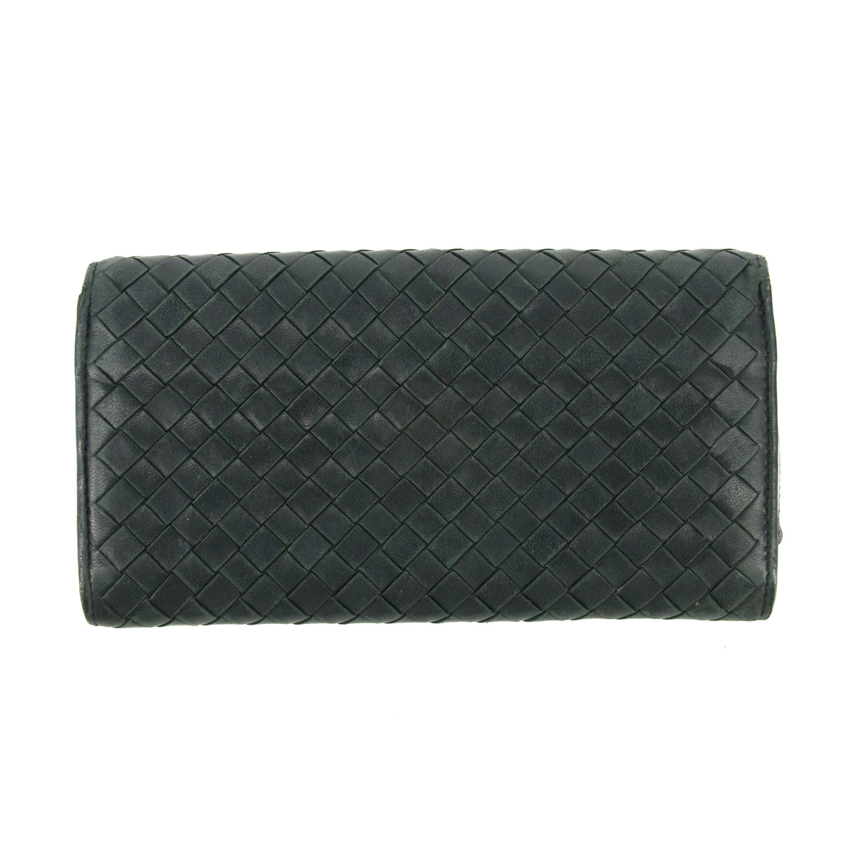 Bottega Veneta Intrecciato Black Long Wallet #4615