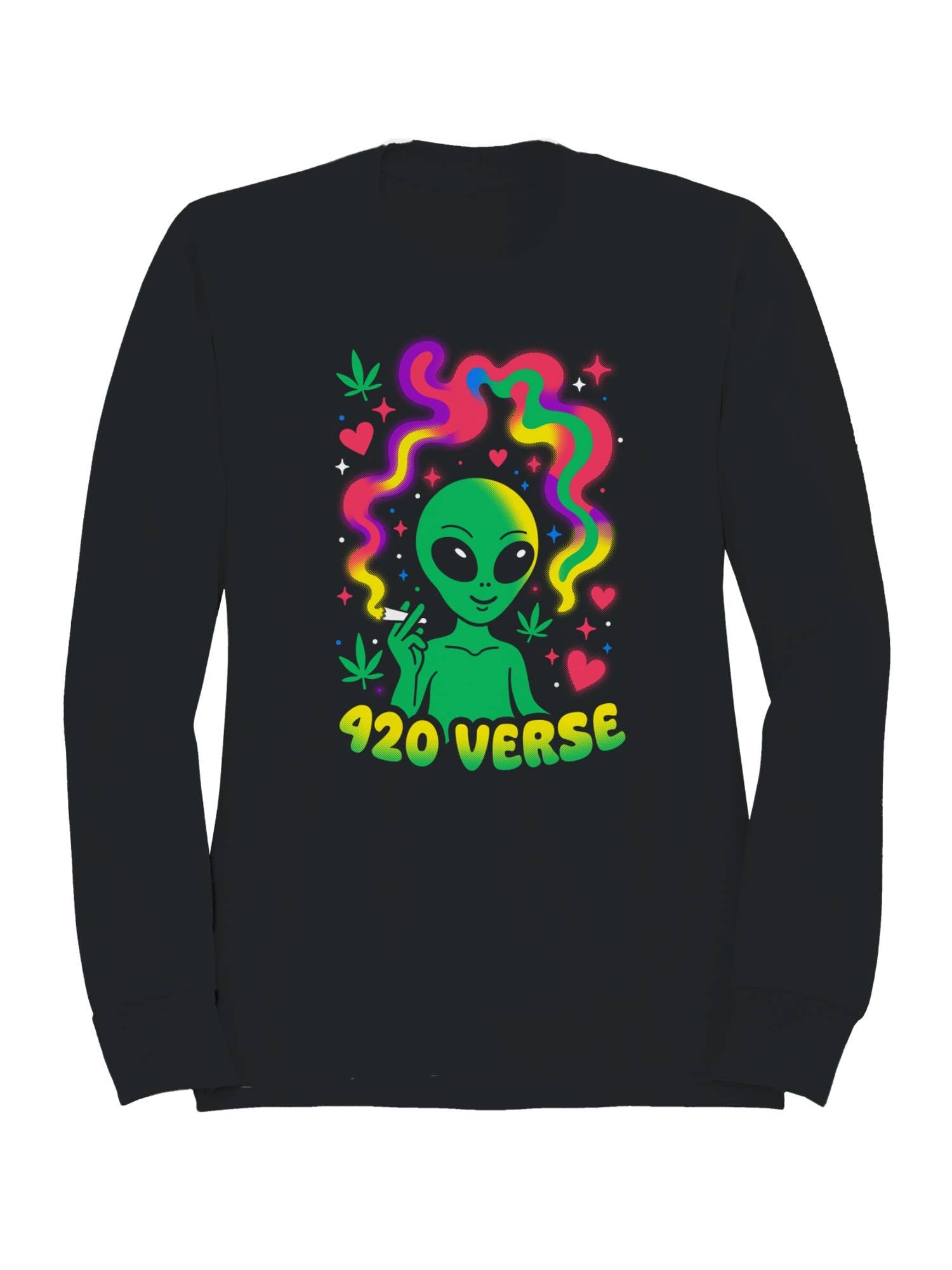 420 Verse Alien Art Design Men's Sweatshirt
