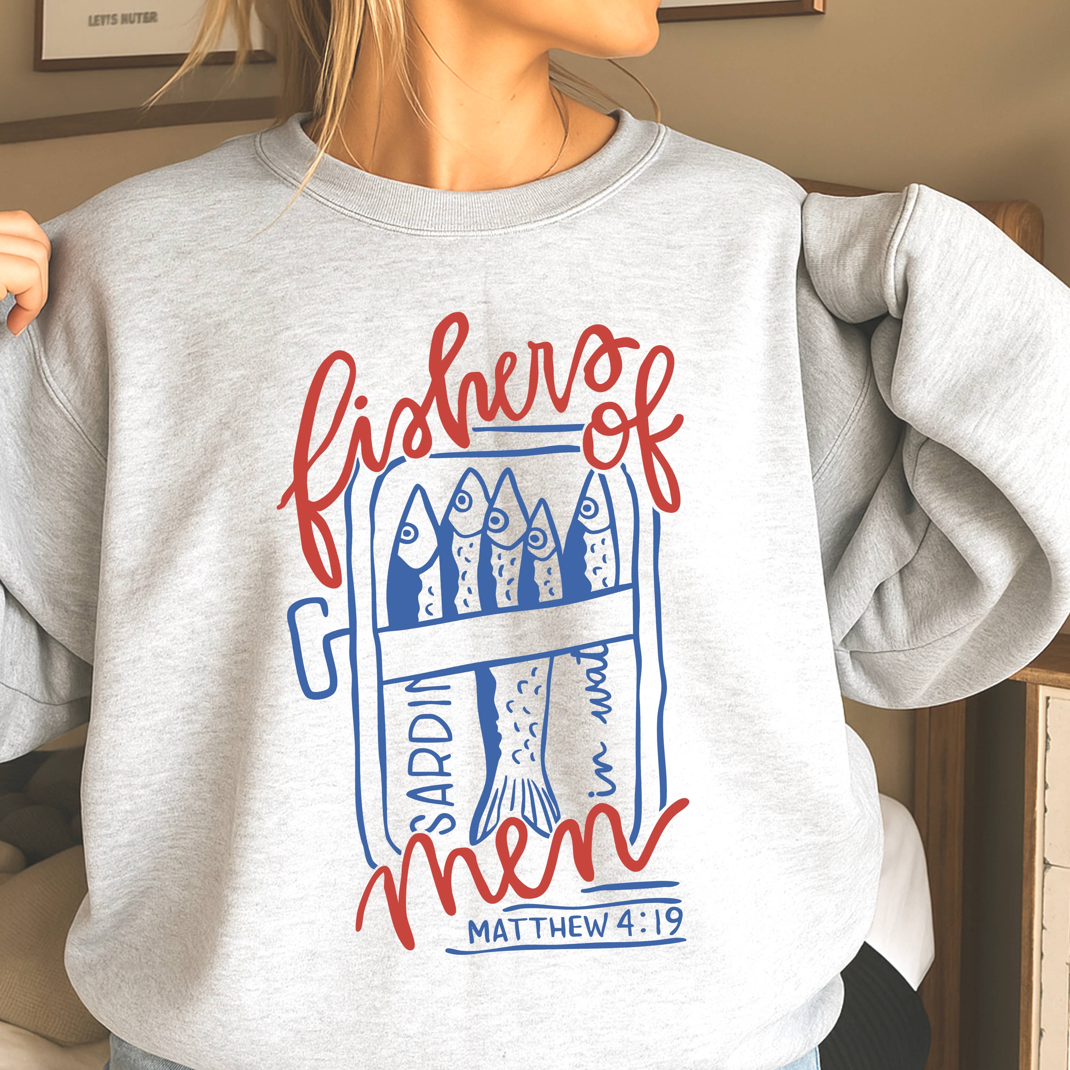 Fishers of Men Christian Sweatshirt | Gildan Brand