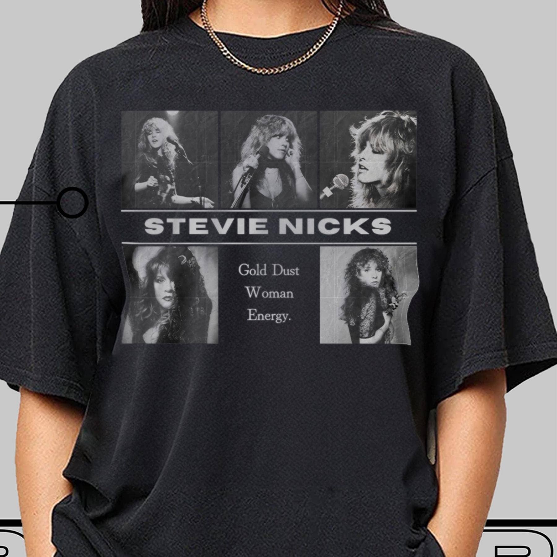 Vintage Stevie Nicks Bootleg Graphic Tee Casual Shirt