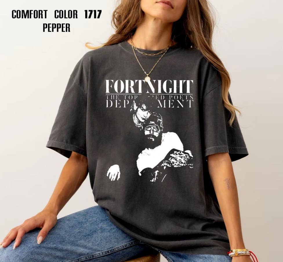 Ttpd Vintage Fortnight Taylor & Post Album Tee
