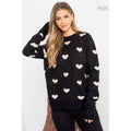 /Size Xl/ Knit Hearts Sweater