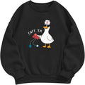 Silly Goose Nurse Sweatshirt Graphic Funny Sweatshirts for Women Cute Long Sleeve Pullover Crew Neck Tops