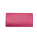 Loewe Anagram Pink Leather Bifold Long Wallet #5147