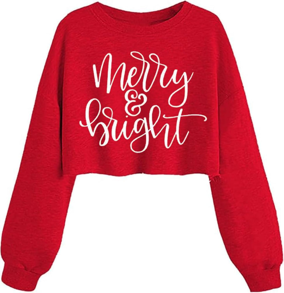 Womens Christmas Holiday Crop Sweatshirt Funny Xmas Graphic Lantern Long Sleeve Pullover Winter Family Matching Top