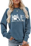 Dog Mom Sweatshirt for Women Dog Lover Long Sleeve Shirts