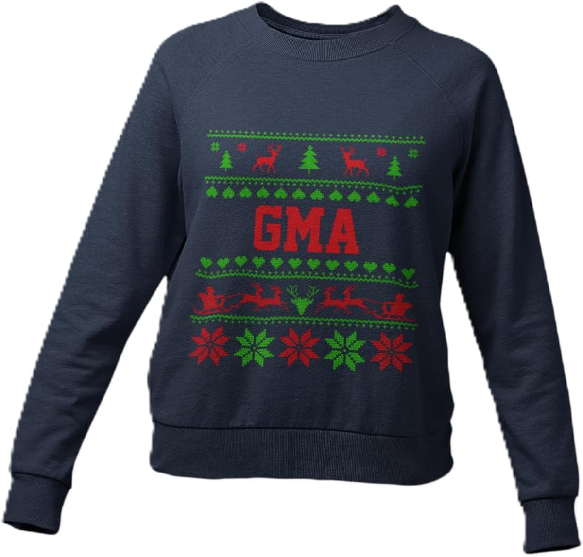 Gma Ugly Christmas Sweatshirt for Women, Grandmother Gift for Grandma