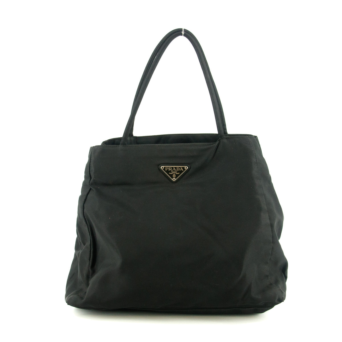 Prada Tessuto Nylon Black City Tote #5296