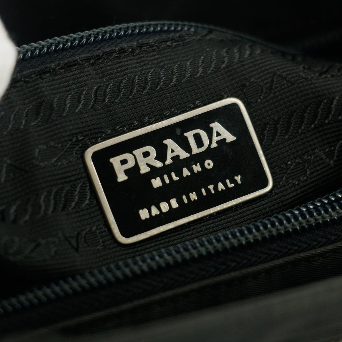 Prada Tessuto Nylon Black City Tote #5296