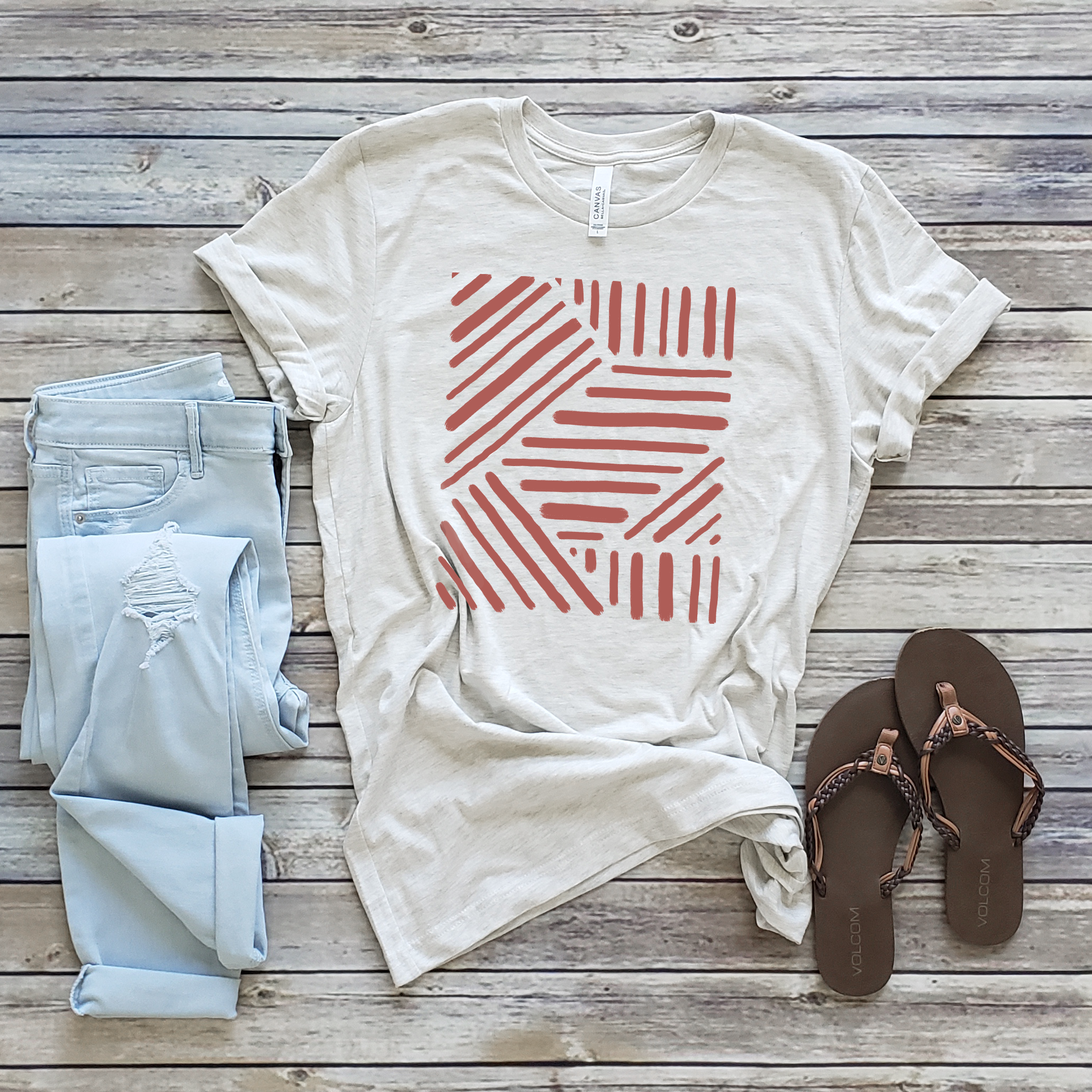 Hand-Drawn Abstract Tee | Sizes XS-2XL