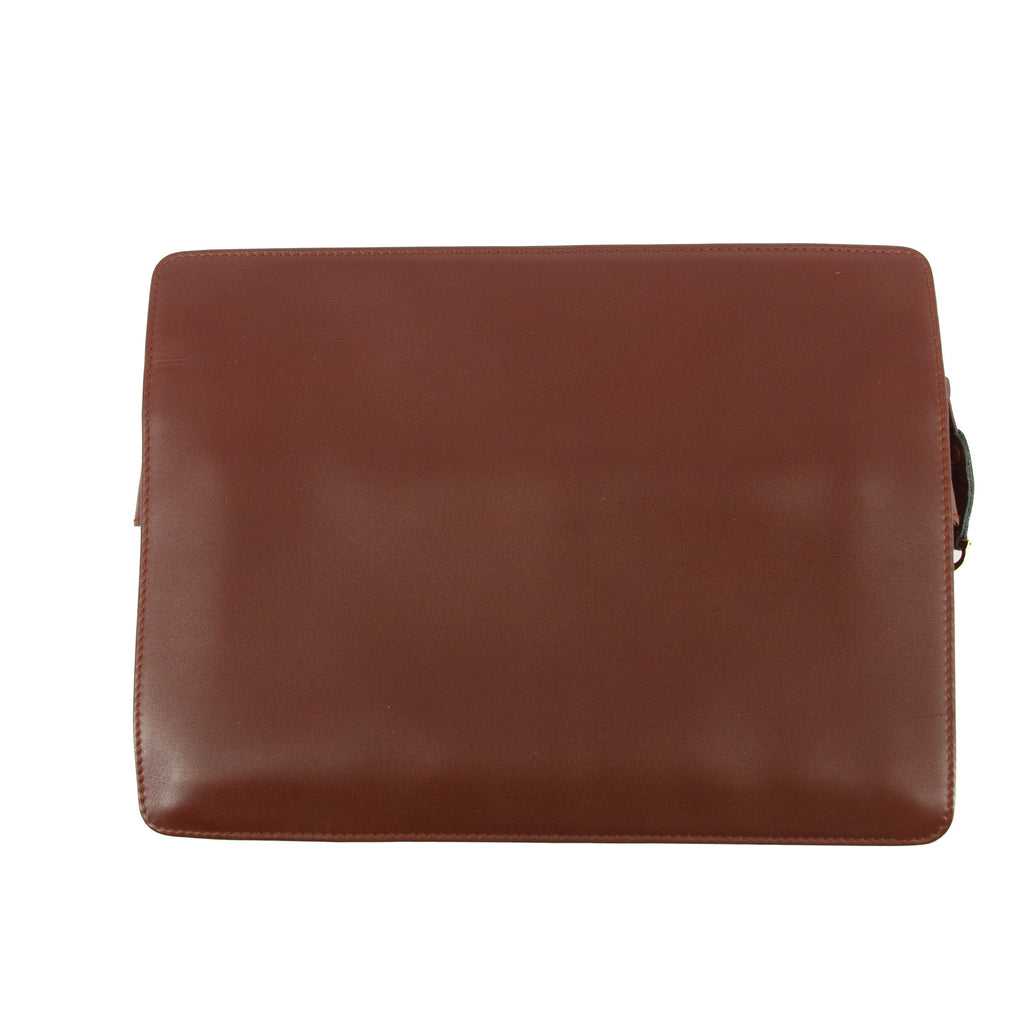 Cartier Must de Cartier Red Leather Portfolio Clutch #5746