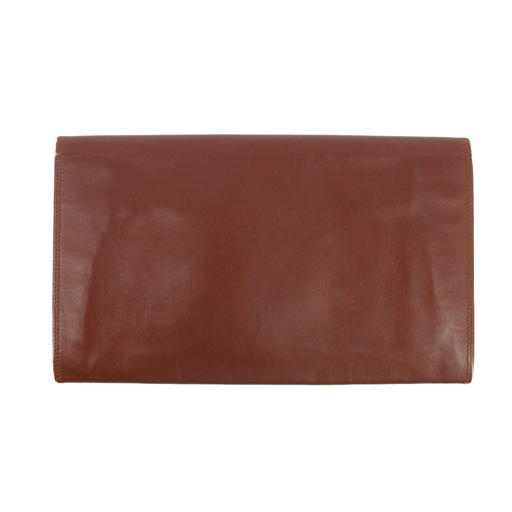 Cartier Must de Carter Red Leather Clutch #5747