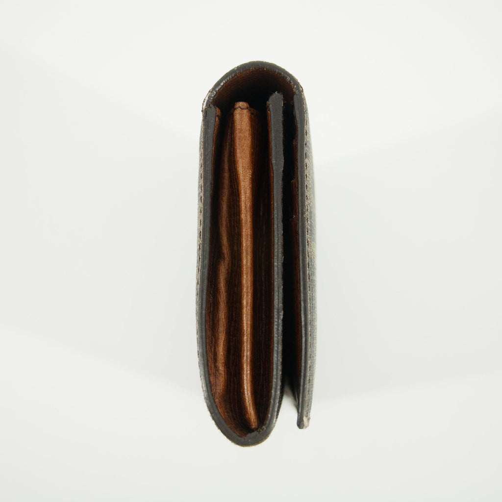 Fendi Monogram Canvas Brown Zucca Long Wallet #5766