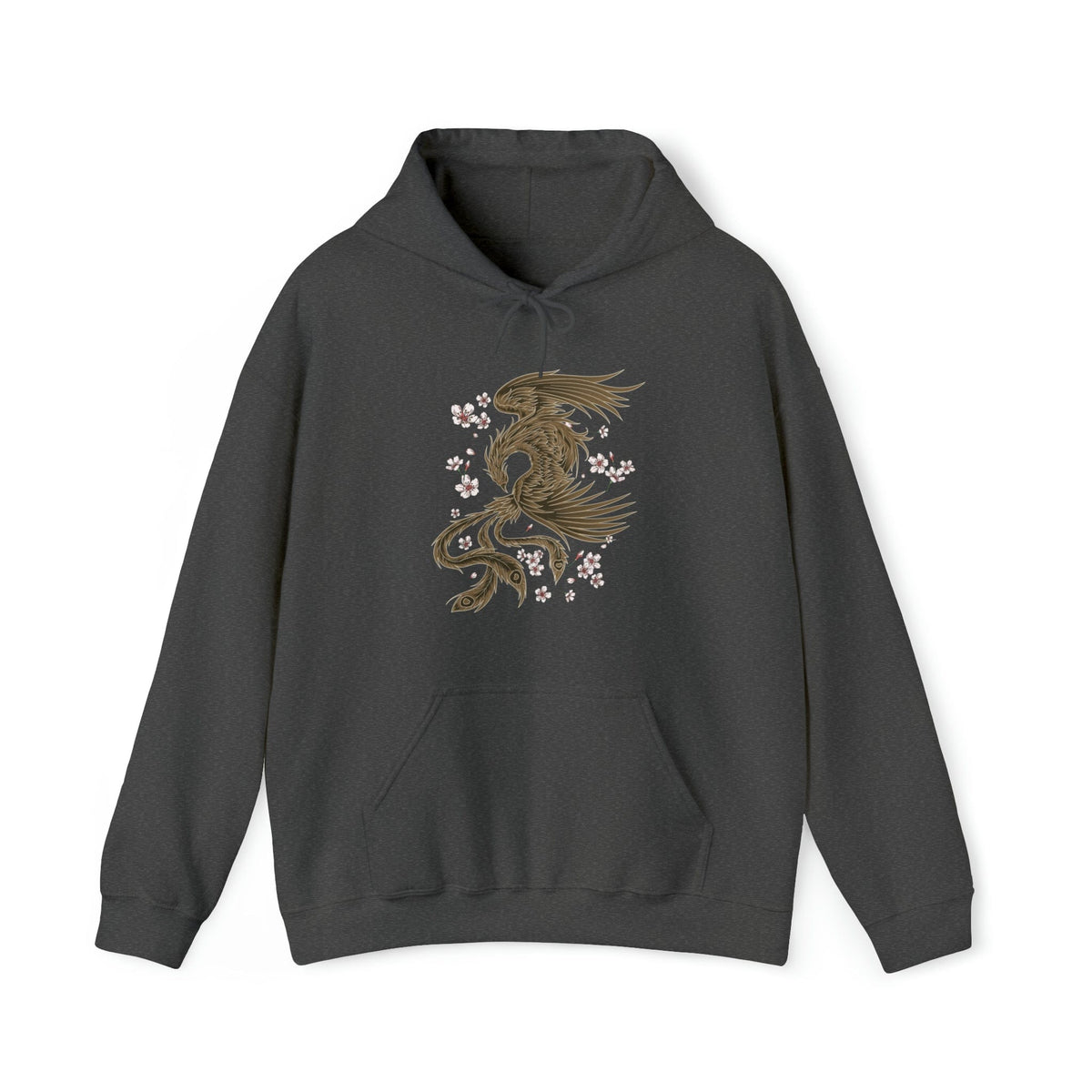 Fiery Phoenix In The Sakura Sky Unisex